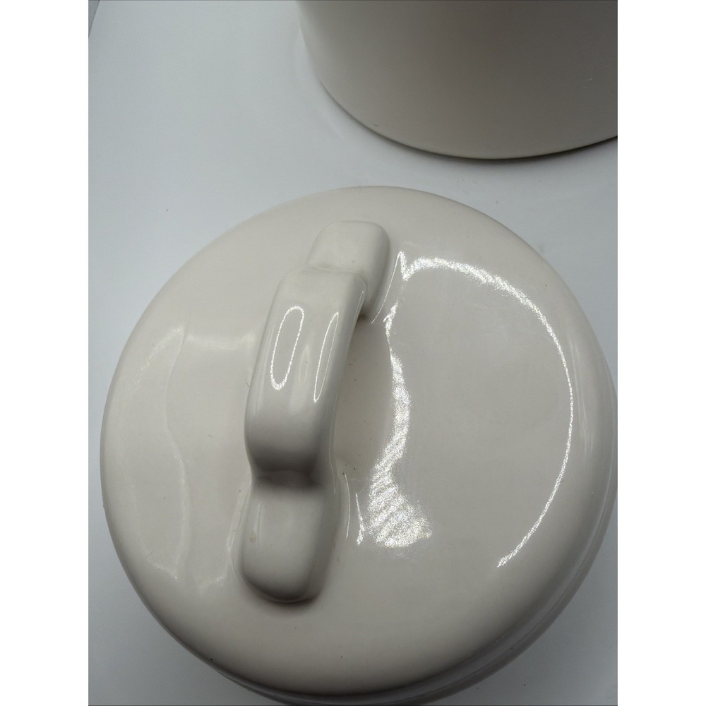 Rae Dunn COOKIES Canister Large White Ceramic Farmhouse Cookie Jar - Picture 5 of 6